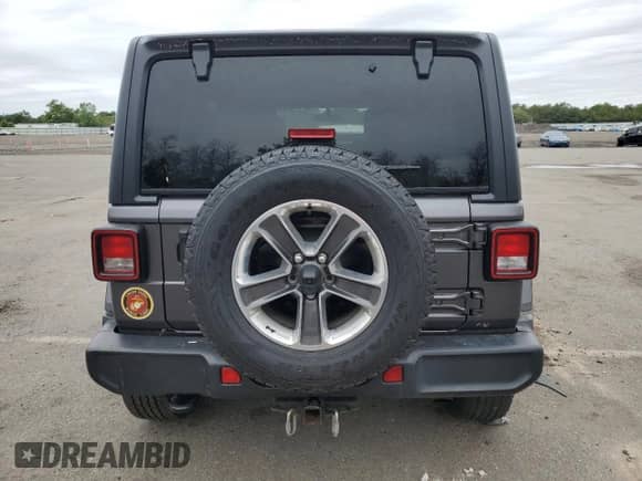 2022 Jeep Wrangler Unlimited Sahara с VIN 1C4HJXEN0NW110192, выставлен на аукционе Copart как лот 61589665 с пробегом 32 965 миль миль и Списание • Salvage title. История ставок и продаж доступна на DreamBid. Изображение 6.