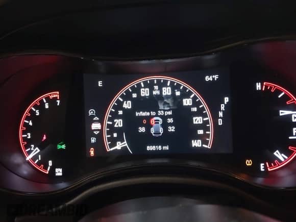 2019 Dodge Durango GT Plus with VIN 1C4RDJDG1KC576335, listed as a IAAI auction lot 42005249 with 89,816 mi miles and . Bid and sale history available at DreamBid. Image 7.