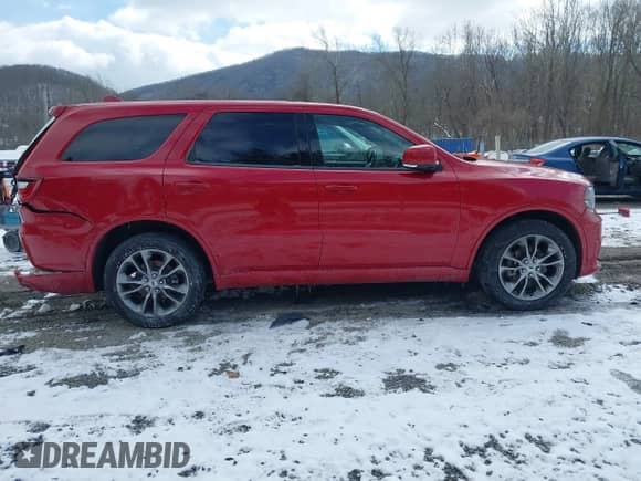 2020 Dodge Durango GT with VIN 1C4RDJDG7LC261038, listed as a IAAI auction lot 41600210 with 95,775 mi miles and . Bid and sale history available at DreamBid. Image 13.