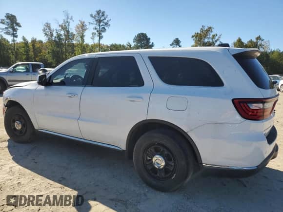 2022 Dodge Durango Pursuit with VIN 1C4RDJFGXNC108928, listed as a Copart auction lot 66227255 with 39,363 mi miles and Salvage title. Bid and sale history available at DreamBid. Image 2.