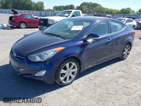 2012 Hyundai Elantra Limited с VIN 5NPDH4AE6CH145689, выставлен на аукционе IAAI как лот 43508021 с пробегом 143 518 миль миль и . История ставок и продаж доступна на DreamBid. Изображение 2.