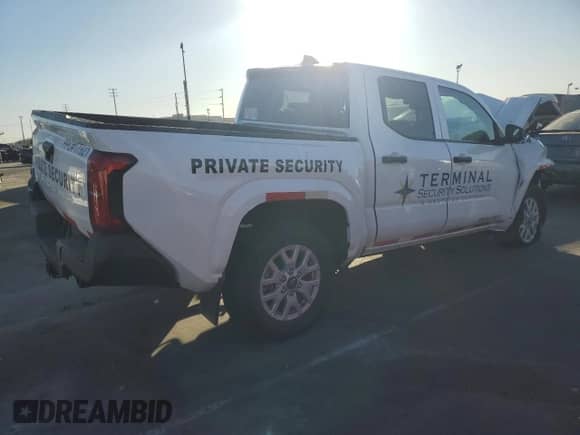 2024 Toyota Tacoma SR with VIN 3TYKD5HN9RT002032, listed as a Copart auction lot 88295185 with 6,144 mi miles and Salvage title. Bid and sale history available at DreamBid. Image 3.