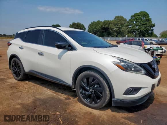 2018 Nissan Murano SL z VIN 5N1AZ2MG7JN113554, wystawiony jako Copart lot #70699915 z przebiegiem 124 778 mil mil oraz Szkoda całkowita • Salvage title. Historia ofert i sprzedaży dostępna na DreamBid. Obrazek 4.