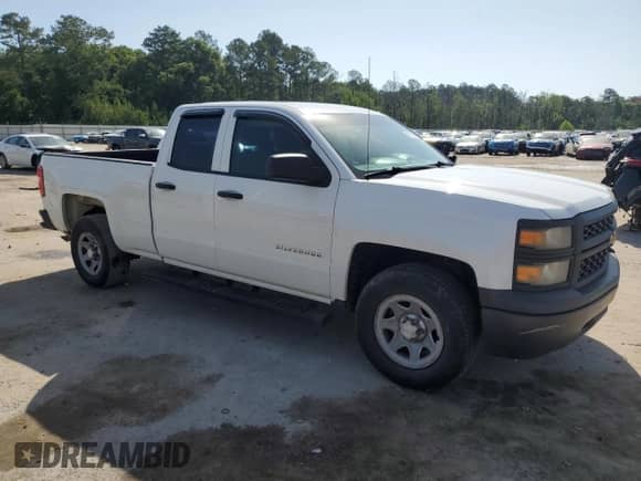 2014 Chevrolet Silverado 1500 Work Truck z VIN 1GCRCPEC3EZ336285, wystawiony jako Copart lot #57048905 z przebiegiem 258 004 mil mil oraz Szkoda całkowita • Salvage title. Historia ofert i sprzedaży dostępna na DreamBid. Obrazek 4.