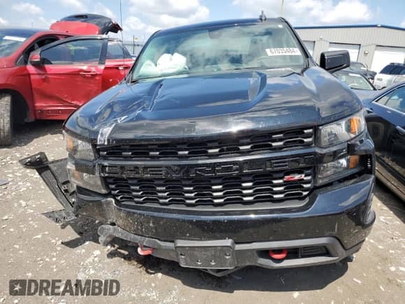 2022 Chevrolet Silverado 1500 Custom Trail Boss z VIN 1GCPYCEK1NZ232886, wystawiony jako Copart lot #67035484 z przebiegiem 37 429 mil mil oraz Szkoda całkowita • Salvage title. Historia ofert i sprzedaży dostępna na DreamBid. Obrazek 5.