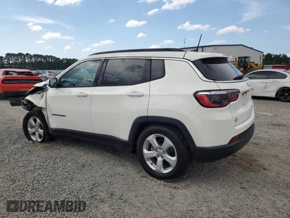 2021 Jeep Compass Latitude z VIN 3C4NJCBB5MT552962, wystawiony jako Copart lot #66144555 z przebiegiem 61 466 mil mil oraz Szkoda całkowita • Salvage title. Historia ofert i sprzedaży dostępna na DreamBid. Obrazek 2.