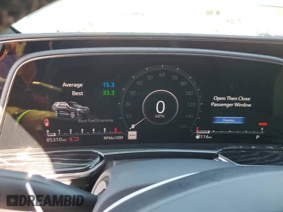 2021 Cadillac Escalade with VIN 1GYS3NKLXMR137785, listed as a Copart auction lot 56749535 with 85,310 mi miles and Salvage title. Bid and sale history available at DreamBid. Image 9.