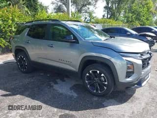 2025 Chevrolet Equinox FWD RS z VIN 3GNAXLEG5SL173968, wystawiony jako IAAI lot #43395892 z przebiegiem 20 691 mil mil oraz . Historia ofert i sprzedaży dostępna na DreamBid. Obrazek 1.