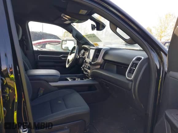 2023 Ram 1500 Big Horn with VIN 1C6SRFBT6PN526761, listed as a IAAI auction lot 40678990 with 8,367 mi miles and . Bid and sale history available at DreamBid. Image 5.