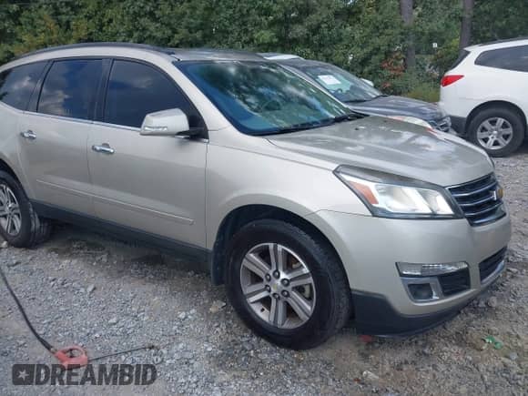 2015 Chevrolet Traverse LT с VIN 1GNKRGKD5FJ192730, выставлен на аукционе IAAI как лот 43156725 с пробегом Не указан миль и . История ставок и продаж доступна на DreamBid. Изображение 1.