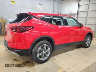 2023 Chevrolet Blazer LT с VIN 3GNKBCR44PS199400, выставлен на аукционе Copart как лот 90240135 с пробегом 46 120 миль миль и На запчасти • Non repairable. История ставок и продаж доступна на DreamBid. Изображение 3.