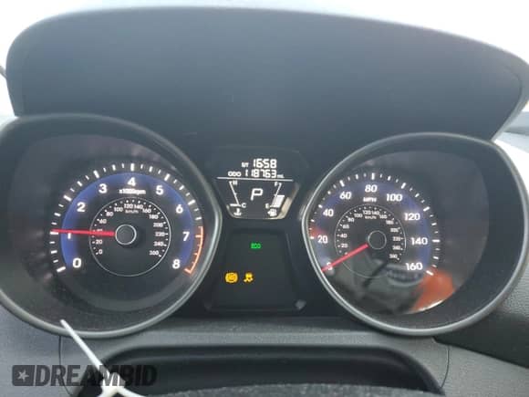 2012 Hyundai Elantra Limited with VIN 5NPDH4AE8CH141112, listed as a Copart auction lot 81745755 with 118,763 mi miles and Salvage title. Bid and sale history available at DreamBid. Image 9.