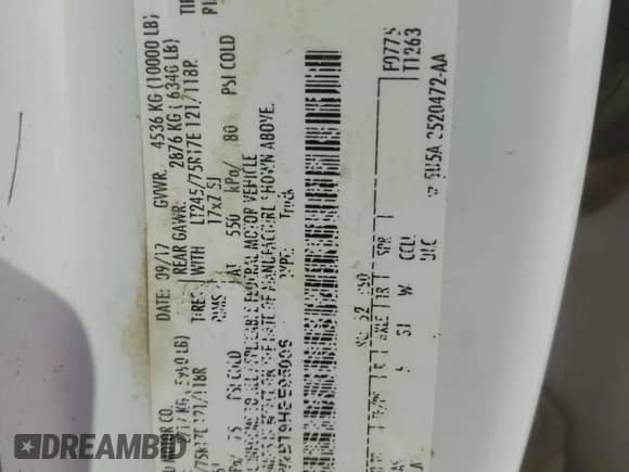 2017 Ford F-250 Lariat с VIN 1FT7W2BT9HEE95006, выставлен на аукционе Copart как лот 85000385 с пробегом 269 462 миль миль и Списание • Salvage title. История ставок и продаж доступна на DreamBid. Изображение 12.