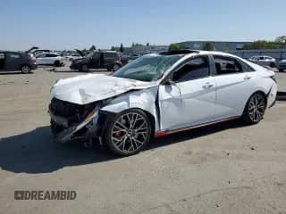 2022 Hyundai Elantra с VIN KMHLW4AK6NU004844, выставлен на аукционе Copart как лот 62419495 с пробегом 33 286 миль миль и Списание • Salvage title. История ставок и продаж доступна на DreamBid. Изображение 1.