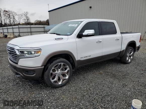 2020 Ram 1500 Longhorn с VIN 1C6SRFKM8LN323731, выставлен на аукционе Copart как лот 84381484 с пробегом 16 243 миль миль и Списание • Salvage title. История ставок и продаж доступна на DreamBid. Изображение 1.