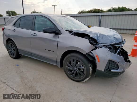 2024 Chevrolet Equinox LS с VIN 3GNAXHEG7RL222448, выставлен на аукционе Copart как лот 70444135 с пробегом 57 437 миль миль и Списание • Salvage title. История ставок и продаж доступна на DreamBid. Изображение 4.
