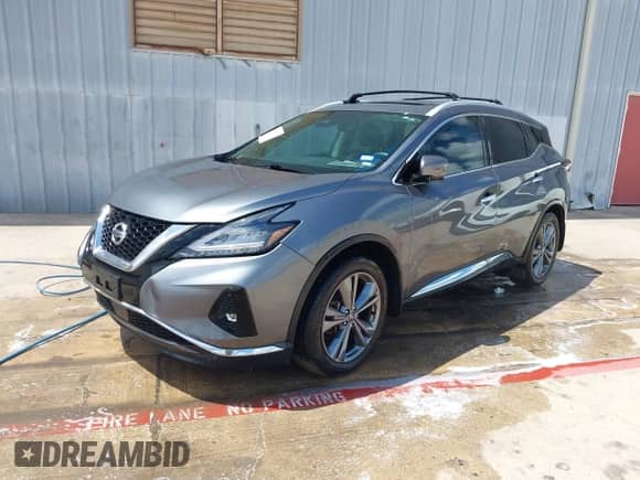 2020 Nissan Murano Platinum with VIN 5N1AZ2DS8LN116213, listed as a IAAI auction lot 41971587 with 92,495 mi miles and . Bid and sale history available at DreamBid. Image 2.