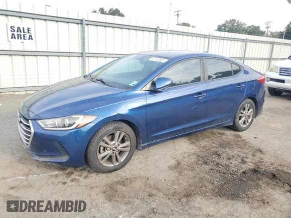 2018 Hyundai Elantra SEL with VIN 5NPD84LF1JH283207, listed as a Copart auction lot 82743855 with 124,562 mi miles and Clean title. Bid and sale history available at DreamBid. Image 1.