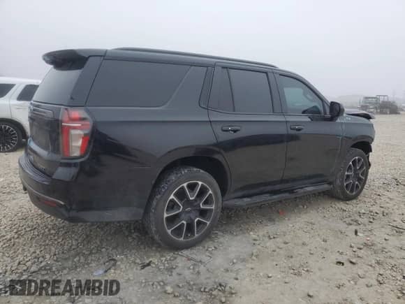 2021 Chevrolet Tahoe RST z VIN 1GNSCRKD5MR351189, wystawiony jako Copart lot #43082535 z przebiegiem 96 013 mil mil oraz Szkoda całkowita • Salvage title. Historia ofert i sprzedaży dostępna na DreamBid. Obrazek 3.