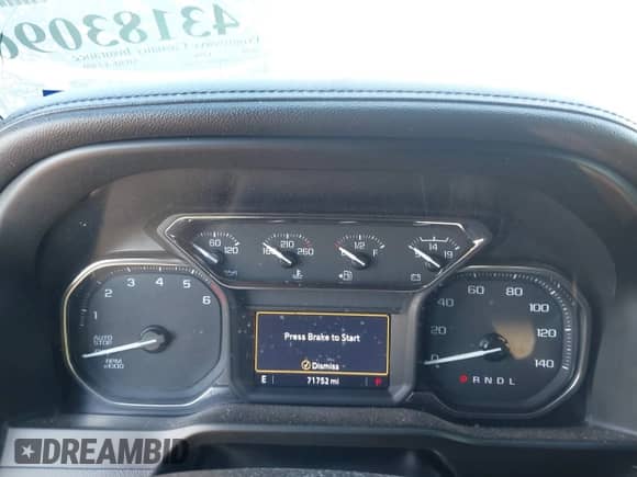 2020 GMC Sierra 1500 SLT with VIN 1GTU9DED4LZ297087, listed as a IAAI auction lot 43183096 with 71,752 mi miles and . Bid and sale history available at DreamBid. Image 7.