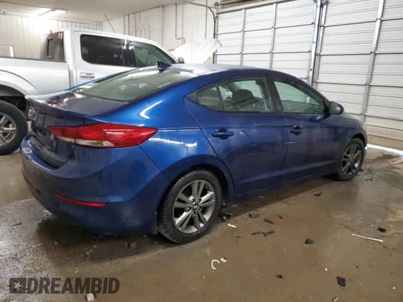 2017 Hyundai Elantra Value Edition with VIN 5NPD84LF6HH208559, listed as a Copart auction lot 83792134 with 174,543 mi miles and Salvage title. Bid and sale history available at DreamBid. Image 3.