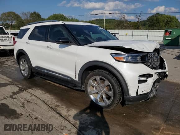 2020 Ford Explorer Limited z VIN 1FMSK8FH7LGC90324, wystawiony jako Copart lot #81264225 z przebiegiem 50 785 mil mil oraz Szkoda całkowita • Salvage title. Historia ofert i sprzedaży dostępna na DreamBid. Obrazek 4.