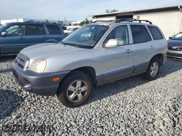2005 Hyundai Santa Fe GLS with VIN KM8SC13E55U957717, listed as a Copart auction lot 81492715 with Not provided miles and Salvage title. Bid and sale history available at DreamBid. Image 1.