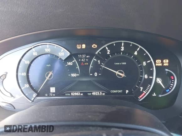 2017 BMW 5 Series 540i с VIN WBAJE5C34HG915359, выставлен на аукционе IAAI как лот 41161360 с пробегом 62 663 миль миль и . История ставок и продаж доступна на DreamBid. Изображение 7.