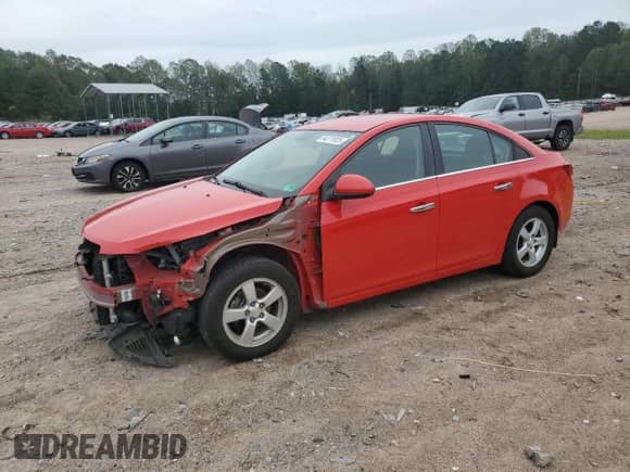2016 Chevrolet Cruze LT with VIN 1G1PE5SB5G7223527, listed as a Copart auction lot 84271925 with 95,383 mi miles and Salvage title. Bid and sale history available at DreamBid. Image 1.