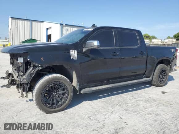 2023 Chevrolet Silverado 1500 LT with VIN 3GCPDDEK4PG110950, listed as a Copart auction lot 80802775 with 54,509 mi miles and Salvage title. Bid and sale history available at DreamBid. Image 1.