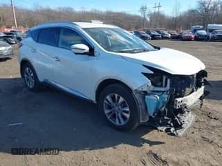 2018 Nissan Murano S z VIN 5N1AZ2MH7JN105236, wystawiony jako IAAI lot #41333831 z przebiegiem 265 343 mil mil oraz . Historia ofert i sprzedaży dostępna na DreamBid. Obrazek 1.
