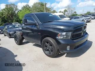 2016 Ram 1500 Express with VIN 3C6JR6AT2GG153854, listed as a IAAI auction lot 41554442 with 92,727 mi miles and . Bid and sale history available at DreamBid. Image 1.
