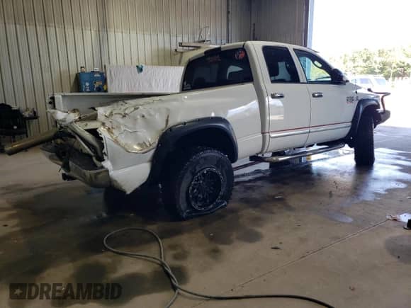 2008 Dodge 2500 SLT with VIN 3D7KS28A48G176364, listed as a Copart auction lot 85643985 with 183,003 mi miles and Salvage title. Bid and sale history available at DreamBid. Image 3.