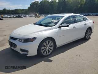 2016 Chevrolet Malibu Premier z VIN 1G1ZH5SX1GF334108, wystawiony jako Copart lot #70270255 z przebiegiem 91 461 mil mil oraz Szkoda całkowita • Salvage title. Historia ofert i sprzedaży dostępna na DreamBid. Obrazek 1.