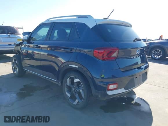 2023 Hyundai Venue Limited with VIN KMHRC8A31PU268141, listed as a IAAI auction lot 41760631 with 40,746 mi miles and . Bid and sale history available at DreamBid. Image 3.