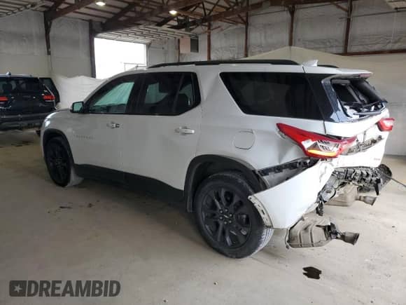 2020 Chevrolet Traverse RS z VIN 1GNEVJKW0LJ145253, wystawiony jako Copart lot #80156955 z przebiegiem 128 795 mil mil oraz Szkoda całkowita • Salvage title. Historia ofert i sprzedaży dostępna na DreamBid. Obrazek 2.