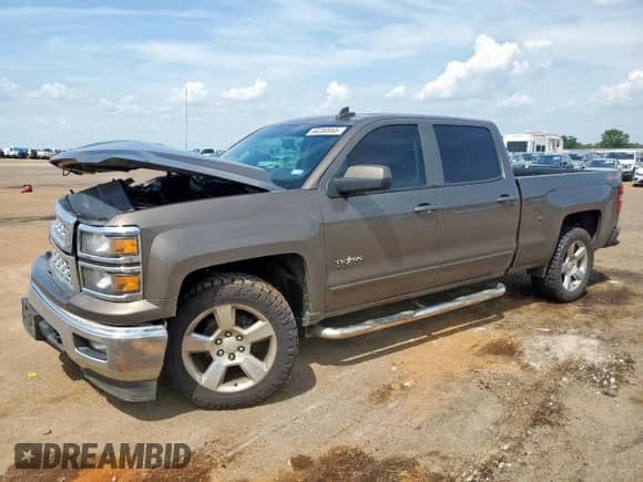 2015 Chevrolet Silverado 1500 LT with VIN 1GCUKREC3FF198789, listed as a Copart auction lot 66380065 with 144,819 mi miles and Salvage title. Bid and sale history available at DreamBid. Image 1.