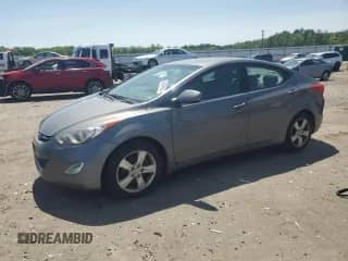 2012 Hyundai Elantra GLS z VIN 5NPDH4AEXCH119550, wystawiony jako Copart lot #59439935 z przebiegiem 134 950 mil mil oraz Czysty tytuł • Clean title. Historia ofert i sprzedaży dostępna na DreamBid. Obrazek 1.