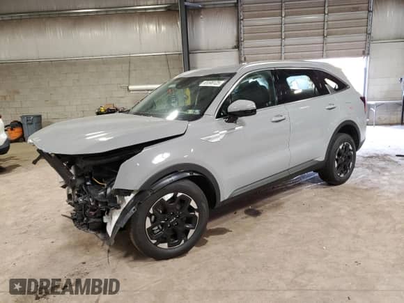 2025 Kia Sorento S с VIN 5XYRLDJC6SG378206, выставлен на аукционе Copart как лот 65598125 с пробегом 22 107 миль миль и Списание • Salvage title. История ставок и продаж доступна на DreamBid. Изображение 1.