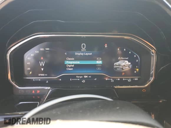 2023 Chevrolet Silverado 1500 LT with VIN 2GCPACED5P1151035, listed as a Copart auction lot 66167825 with 37,862 mi miles and Salvage title. Bid and sale history available at DreamBid. Image 9.