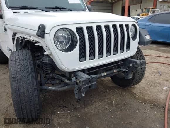 2021 Jeep Wrangler Unlimited Willys with VIN 1C4HJXDN3MW546325, listed as a IAAI auction lot 42783994 with 94,930 mi miles and . Bid and sale history available at DreamBid. Image 18.