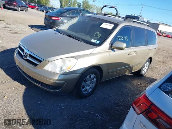 2008 Hyundai Entourage GLS z VIN KNDMC233186046598, wystawiony jako IAAI lot #43331431 z przebiegiem 165 660 mil mil oraz . Historia ofert i sprzedaży dostępna na DreamBid. Obrazek 2.