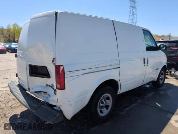 1998 Chevrolet Astro Cargo z VIN 1GCDM19W8WB202729, wystawiony jako Copart lot #55150245 z przebiegiem 315 740 mil mil oraz Szkoda całkowita • Salvage title. Historia ofert i sprzedaży dostępna na DreamBid. Obrazek 3.