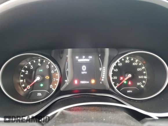 2018 Jeep Compass Latitude with VIN 3C4NJDBB5JT112726, listed as a Copart auction lot 69066675 with 78,934 mi miles and Salvage title. Bid and sale history available at DreamBid. Image 9.