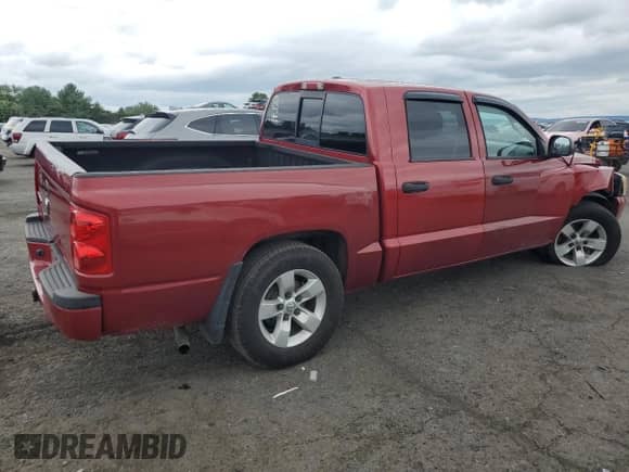 2007 Dodge Dakota SLT with VIN 1D7HW48P47S183353, listed as a Copart auction lot 67303235 with 158,383 mi miles and Salvage title. Bid and sale history available at DreamBid. Image 3.