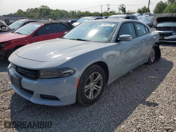 2022 Dodge Charger SXT with VIN 2C3CDXBG5NH172746, listed as a Copart auction lot 59414105 with 58,467 mi miles and Salvage title. Bid and sale history available at DreamBid. Image 1.