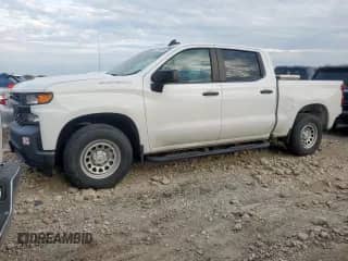 2021 Chevrolet Silverado 1500 Work Truck with VIN 3GCPWAEF6MG360648, listed as a Copart auction lot 62849035 with 47,202 mi miles and Salvage title. Bid and sale history available at DreamBid. Image 1.