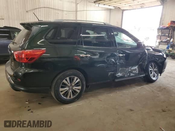 2018 Nissan Pathfinder SL with VIN 5N1DR2MM4JC626890, listed as a Copart auction lot 81217435 with 105,506 mi miles and Salvage title. Bid and sale history available at DreamBid. Image 3.