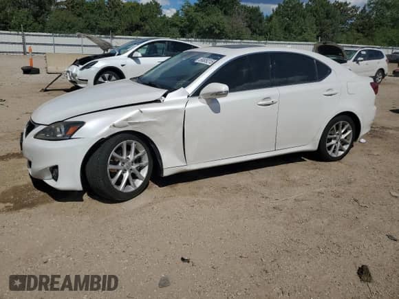 2012 Lexus IS 250 z VIN JTHCF5C22C5060017, wystawiony jako Copart lot #69809215 z przebiegiem 150 225 mil mil oraz Szkoda całkowita • Salvage title. Historia ofert i sprzedaży dostępna na DreamBid. Obrazek 1.