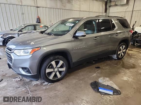 2020 Chevrolet Traverse LT с VIN 1GNERHKW8LJ141366, выставлен на аукционе Copart как лот 84766745 с пробегом 67 555 миль миль и Списание • Salvage title. История ставок и продаж доступна на DreamBid. Изображение 1.